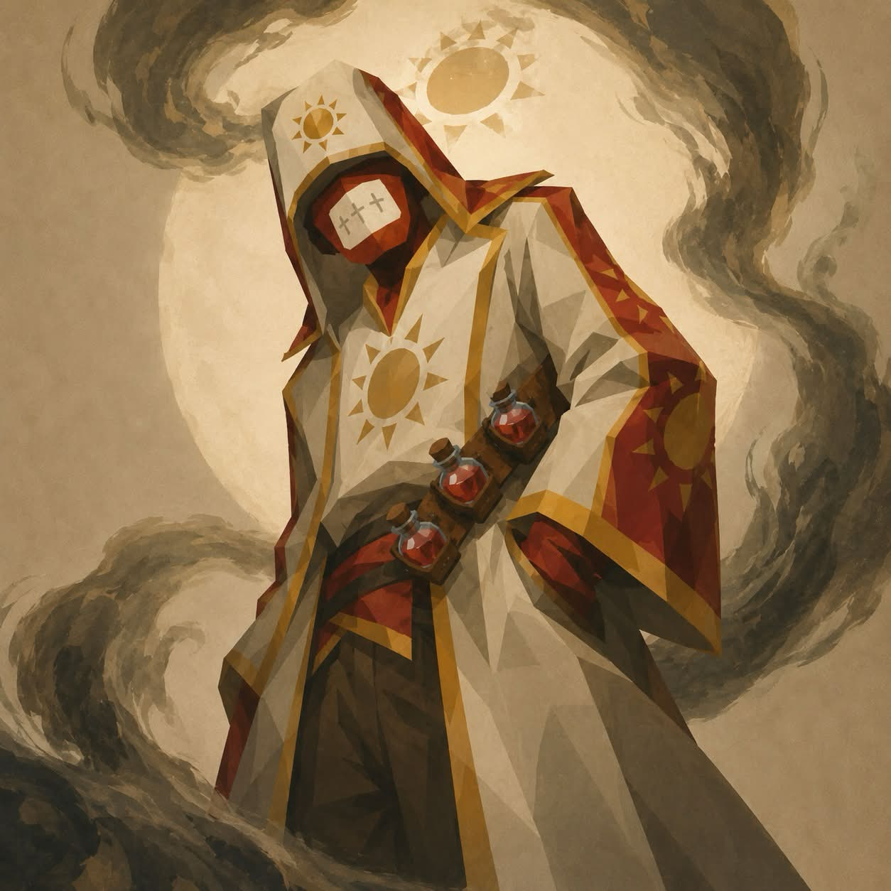 Gravelin Society sun-marked oracle character